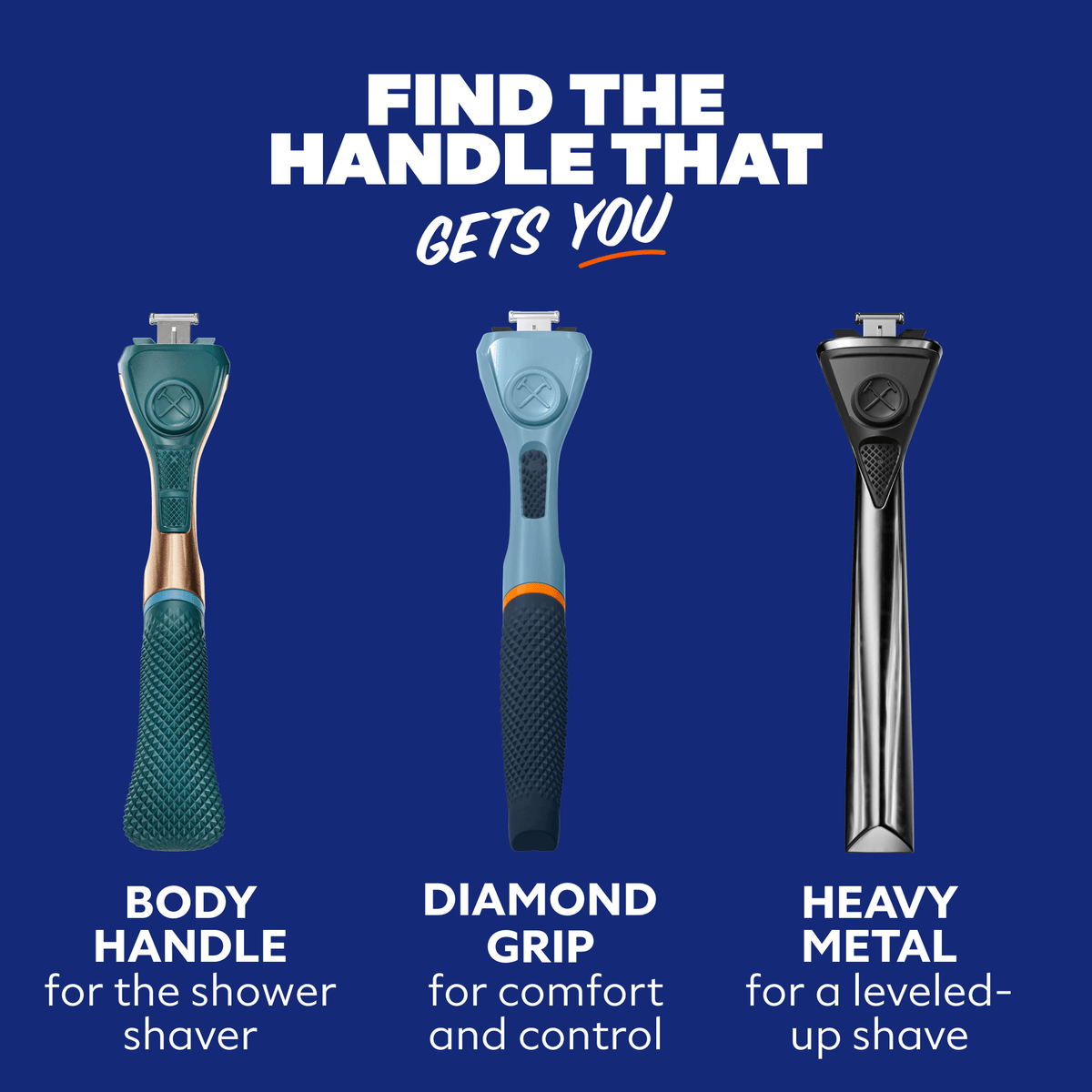 Body Shaver Handle
