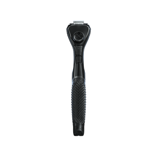 Dollar Shave Club Diamond Grip Handle Black product image with blank backdrop.
