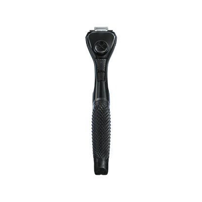 Dollar Shave Club Diamond Grip Handle Black product image with blank backdrop.