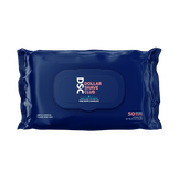 Dollar Shave Club One Wipe Charlies Butt Wipes against blank backdrop.